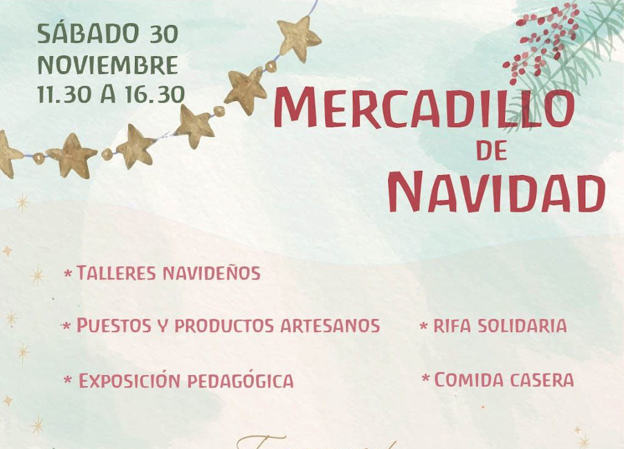 Mercadillo de Navidad 2024: talleres, productos artesanos, comida casera…